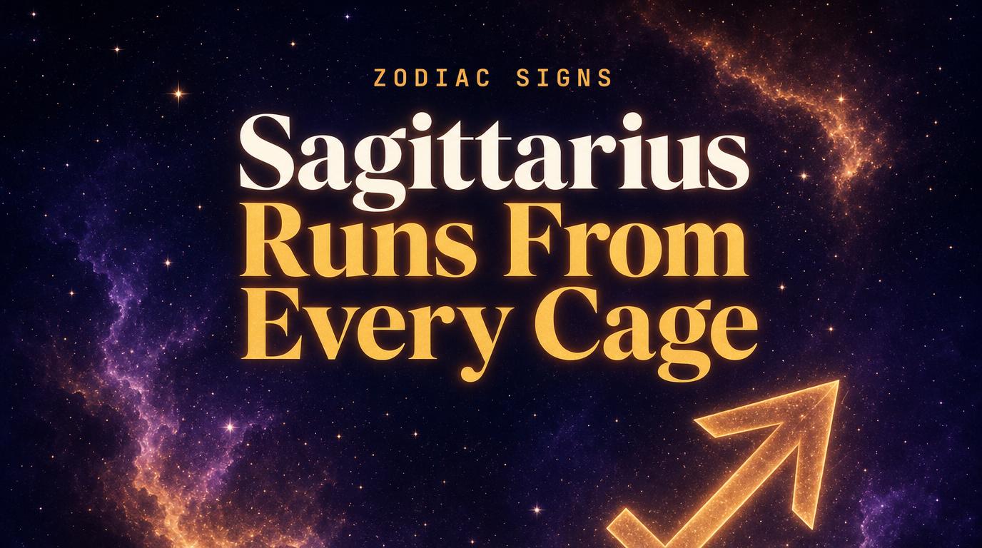 Sagittarius Zodiac Sign: Why This Sign Runs From Every Cage, Even Good Ones