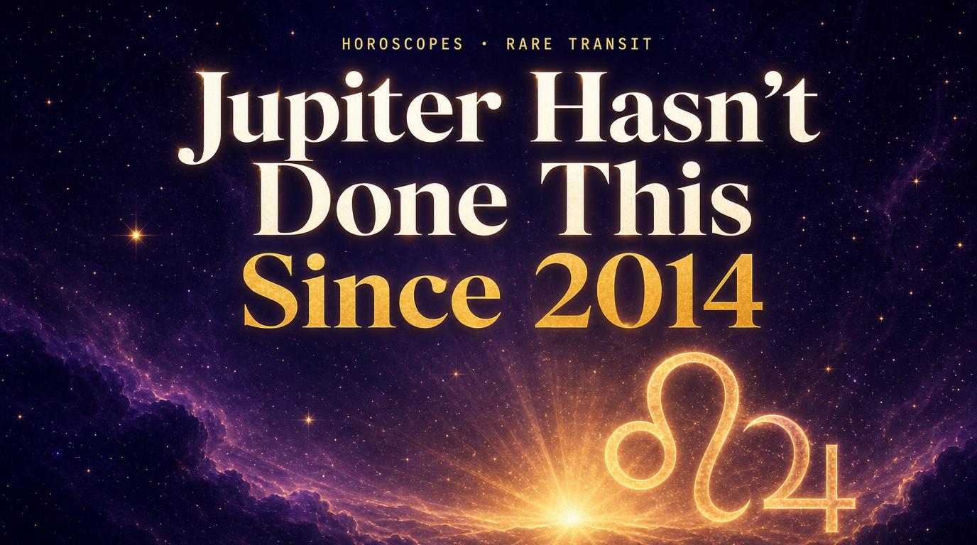Jupiter Hasn't Done This Since 2014