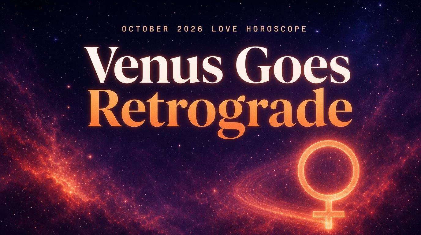 October 2026 Love Horoscope: Venus Goes Retrograde and Every Ex You Have Gets a Vote