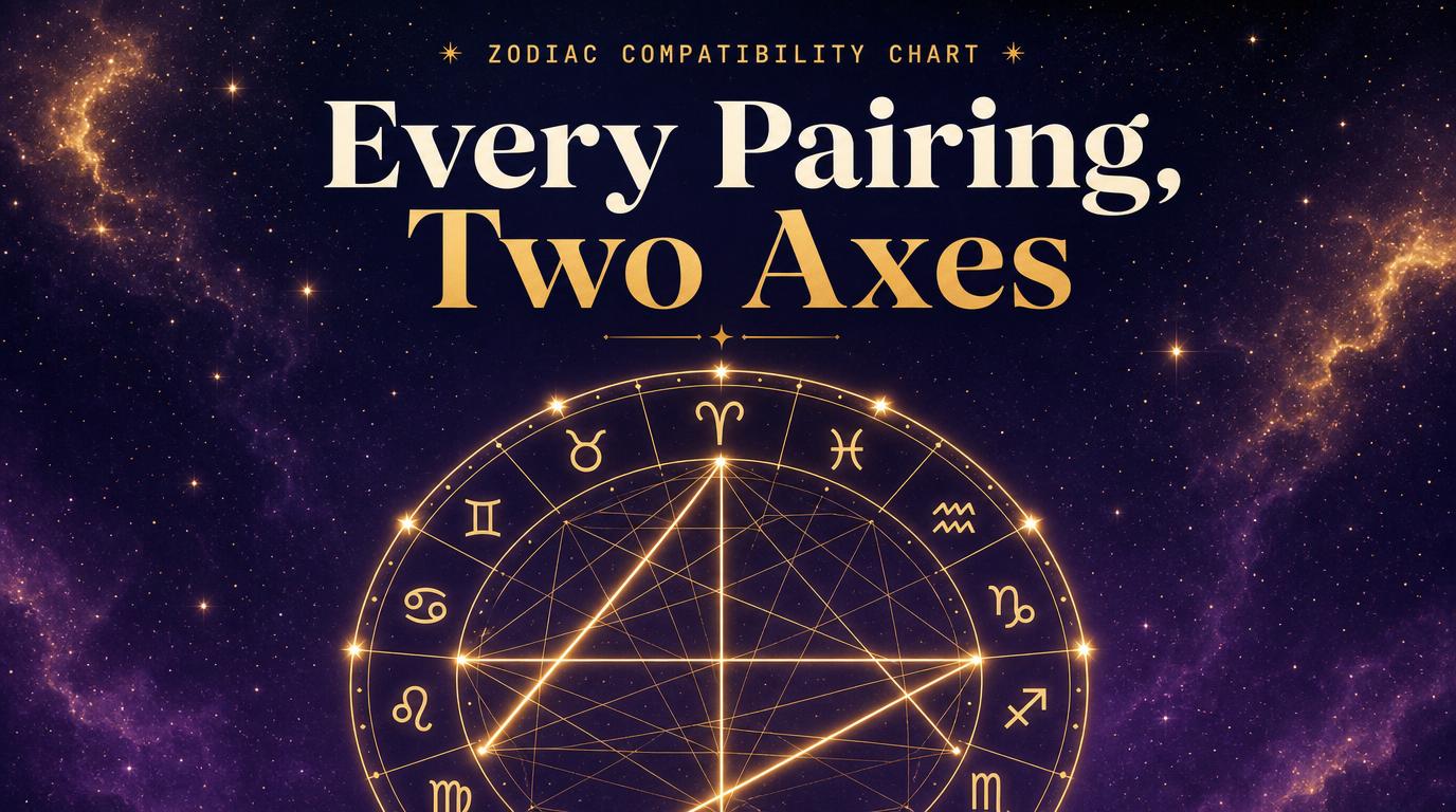Zodiac Compatibility Chart: Every Pairing, Explained by Element and Modality