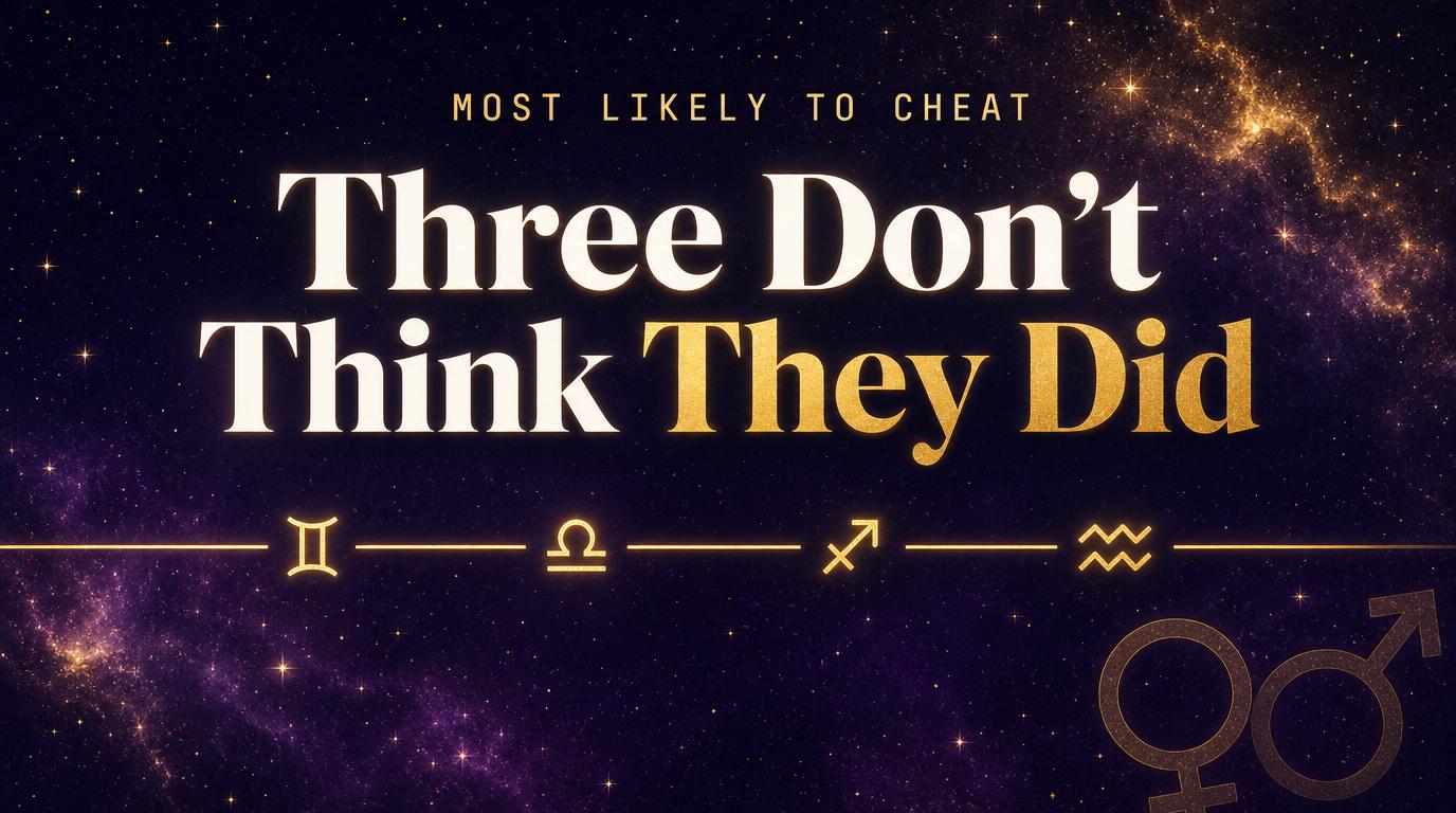 The 4 Zodiac Signs Most Likely to Cheat (And Why Three of Them Don’t See It That Way)